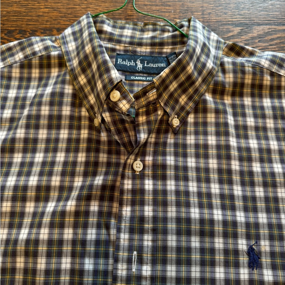 Polo Ralph Lauren Short Sleeve Button Down
Plaid Shirt size XL